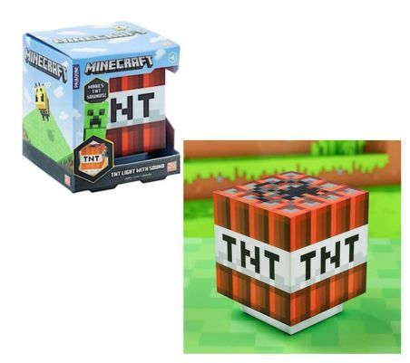 PALADONE – MINECRAFT – TNT Lampada c/suono cm –  (In box cm)…x6…x12
